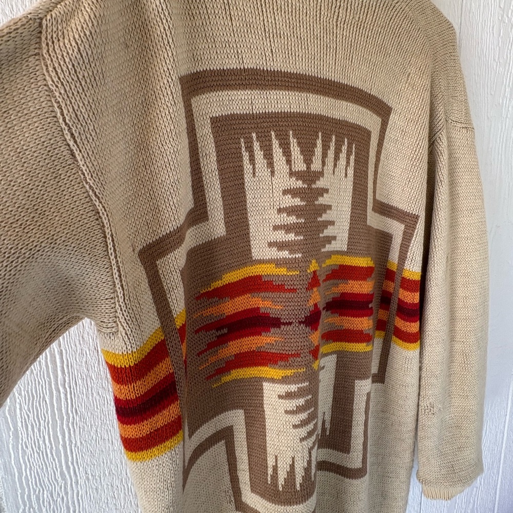 Pendleton Vintage 70s  Chief Joesph Cardigan 100 %Virgin Wool - Picture 10 of 10